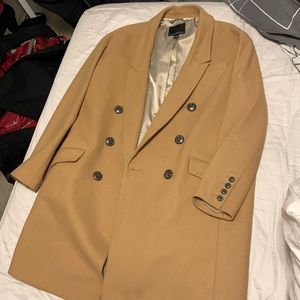 Banana republic camel dress coat